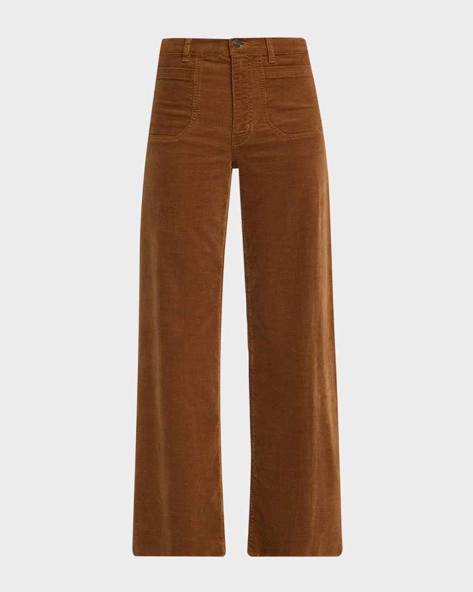 Le Slim Palazzo Modernist Pocket Corduroy Jeans
